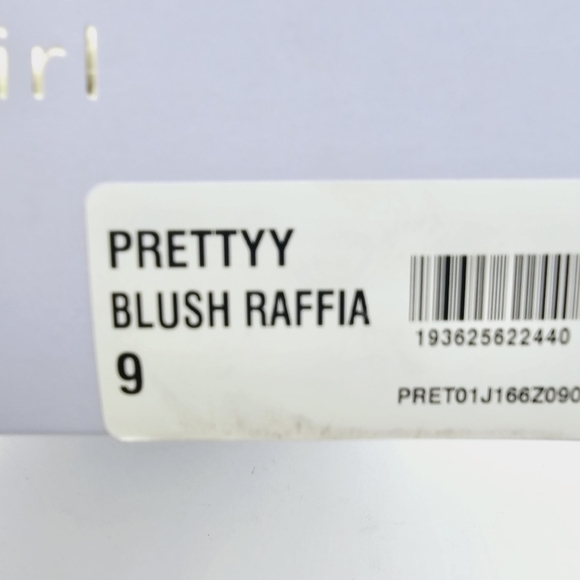 Madden Girl Blush Braided Raffia Pretty Espadrille Open Toe Platform Sandals - Picture 3 of 16